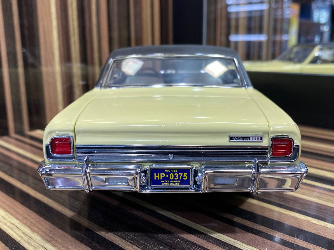 ExactDetail Replicas Chevrolet Z16 Malibu SS 396 Turbo Jet 1965 - 1/18 Diecast, Crocus Yellow