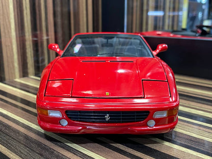 Hot Wheels Elite Ferrari F355 Spider - [1/18 Diecast, Red]