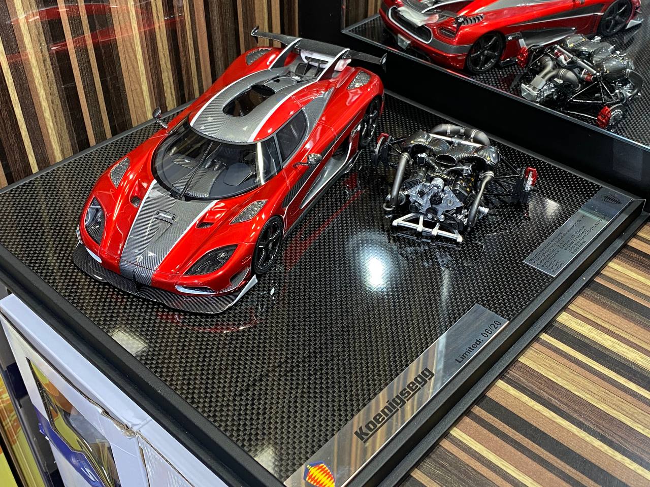 1/18 General Models Resin Model - Koenigsegg Agera RS with Engine [1/18 Red]