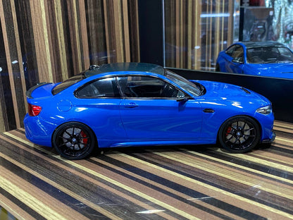 BMW M2 CS (F22) 2020 bleue (Minichamps) 1/18e BMW M2 CS (F22) 2020 bleue (Minichamps) 1/18e