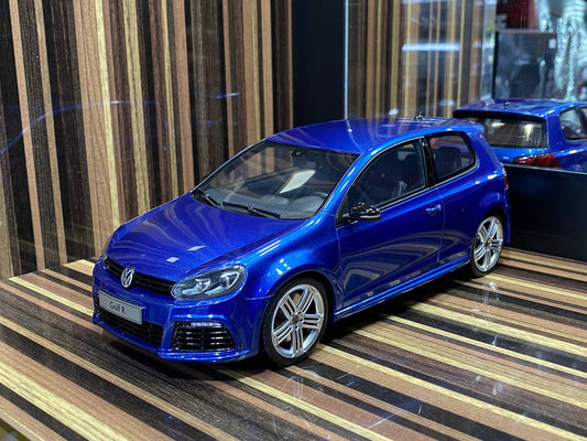 Otto Mobile Volkswagen Golf R VI - 1/18 Resin Model, Blue