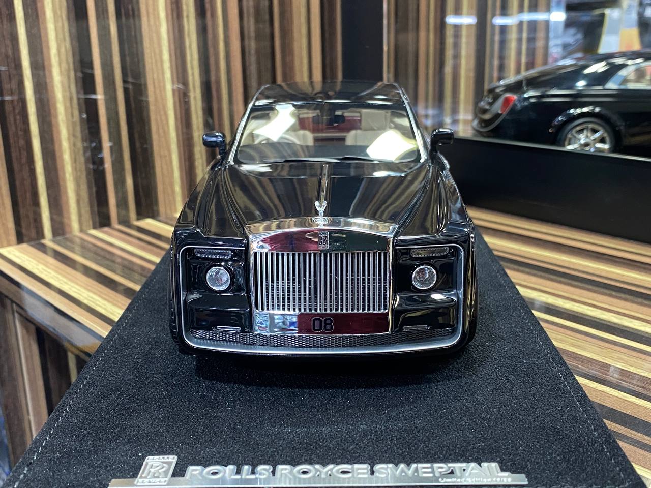 AutoBarnModels Rolls-Royce SWEPTAIL - 1/18 Resin Model, Black|Sold in Dturman.com Dubai UAE.