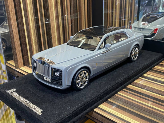 AutoBarnModels Rolls-Royce Sweptail - 1/18 Resin Model, Grey