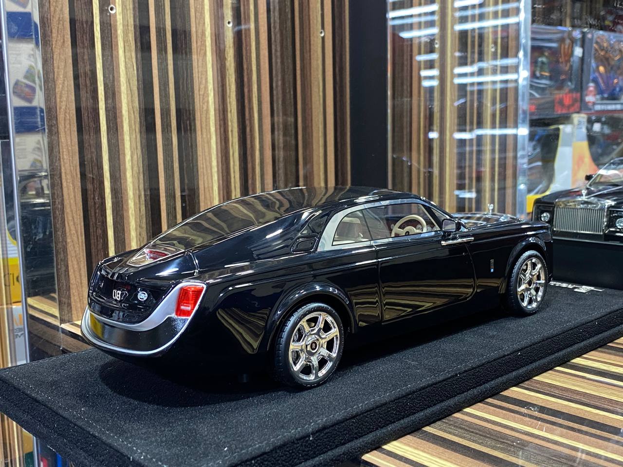 AutoBarnModels Rolls-Royce SWEPTAIL - 1/18 Resin Model, Black|Sold in Dturman.com Dubai UAE.