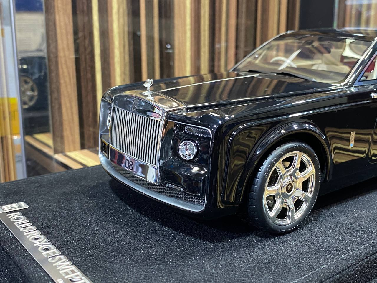 AutoBarnModels Rolls-Royce SWEPTAIL - 1/18 Resin Model, Black|Sold in Dturman.com Dubai UAE.