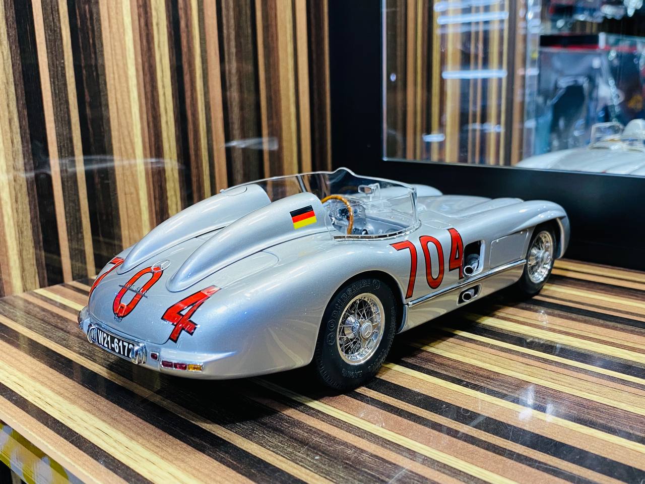 CMC MERCEDES-BENZ 300 SLR Mille Miglia, 1955 Hans Herrmann Start No. #704