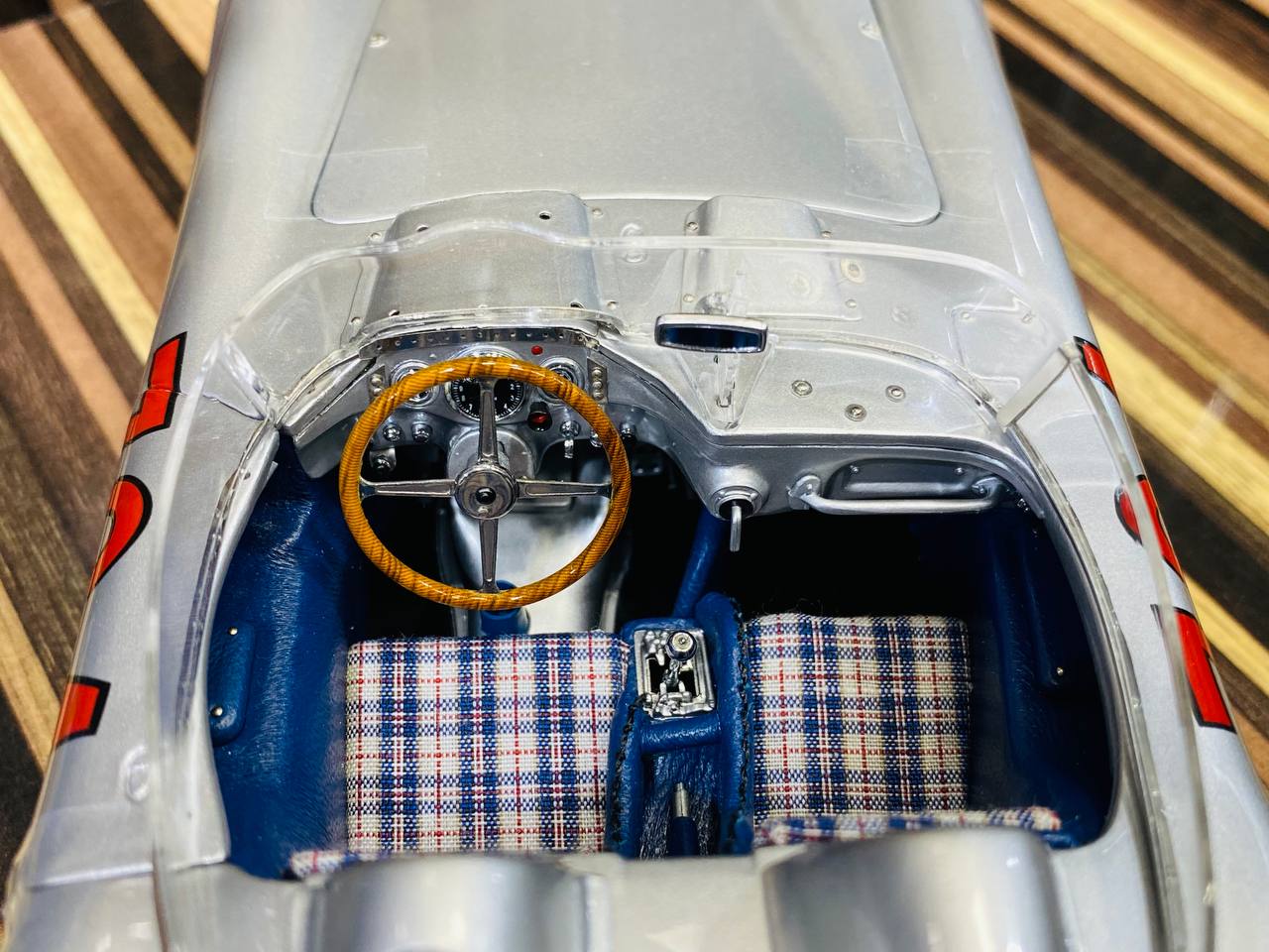CMC MERCEDES-BENZ 300 SLR Mille Miglia, 1955 Hans Herrmann Start No. #704