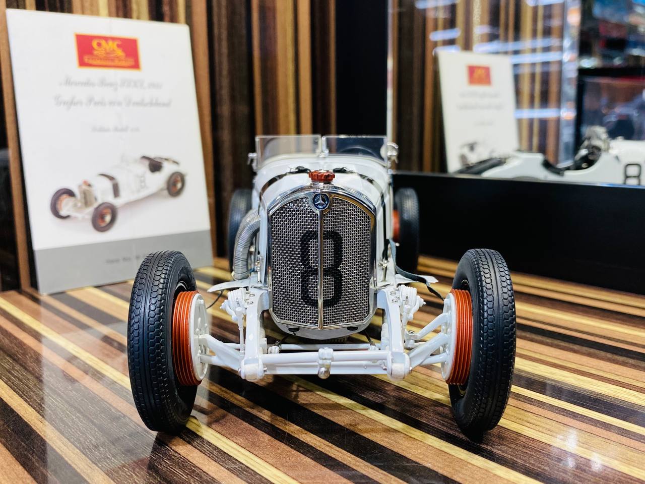 CMC Mercedes-Benz SSKL 1931 Großer Preis von Deutschland [1/18 Diecast White]