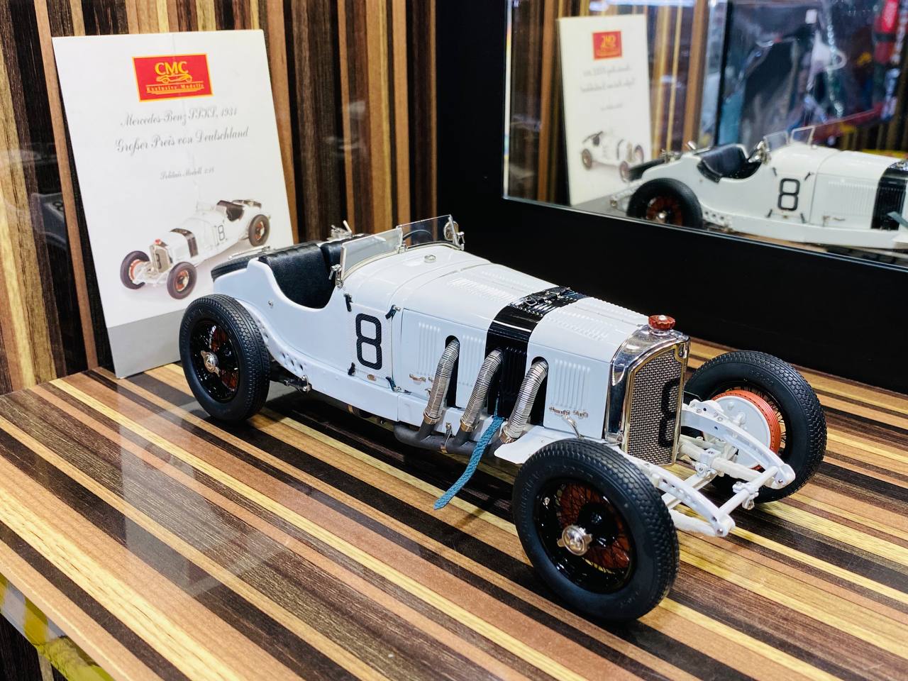CMC Mercedes-Benz SSKL 1931 Großer Preis von Deutschland [1/18 Diecast White]
