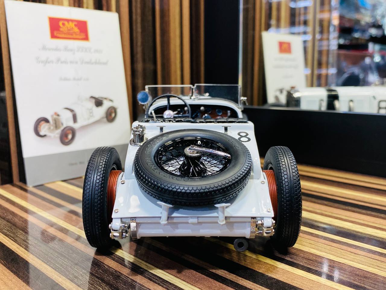 CMC Mercedes-Benz SSKL 1931 Großer Preis von Deutschland [1/18 Diecast White]