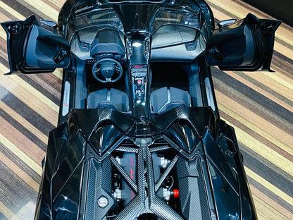 AutoArt Signature Lamborghini Aventador J - [1/18 Diecast Black] with Paint Rashes