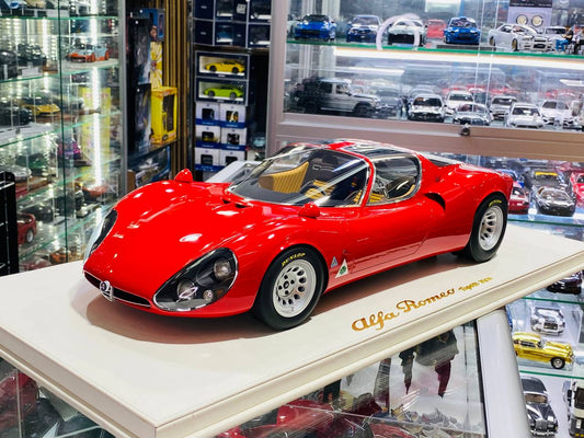 1/8 Resin DMH Alfa Romeo Tipo 33/2 Stradale Model Car - Mark Red (Limited Edition)