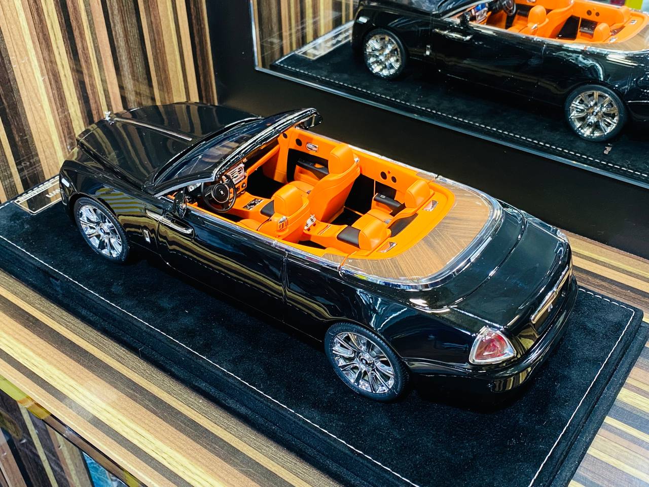 1/18 HH Rolls Royce Dawn Resin Model - Diamond Black | Limited Edition