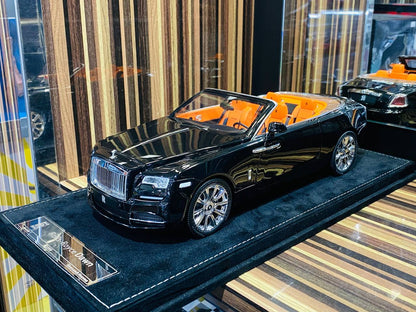 1/18 HH Rolls Royce Dawn Resin Model - Diamond Black | Limited Edition