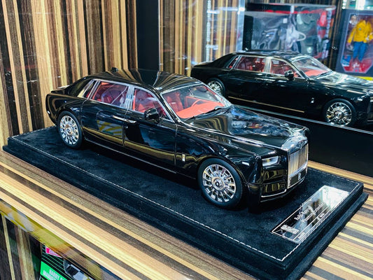 HH Rolls Royce Phantom Extended Wheelbase Resin Model - Diamond Black | Limited Edition