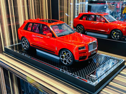 Exclusive YY Model Rolls Royce Cullinan Resin Model - Orange | Limited Edition!
