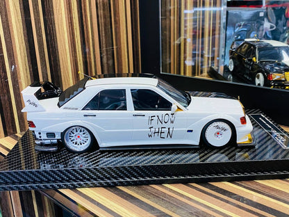 VIP Model Mercedes Benz 190 E & A$AP ROCKY'S [Resin Black & White Decal | Limited Edition]