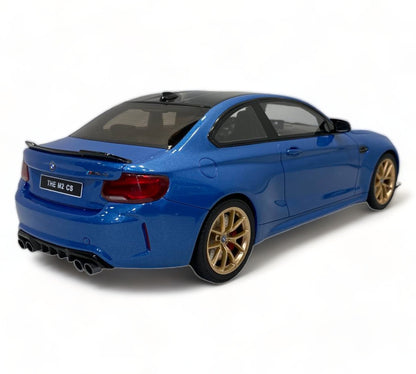 GT Spirit BMW M2 CS (F87) - 1/18 Resin Model, Striking Blue|Sold in Dturman.com Dubai UAE.