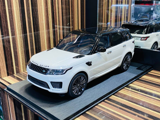 Top Speed (Dealer Edition) Land Rover Range Rover Sport - Fuji [ Resin| White | 1/18 ]