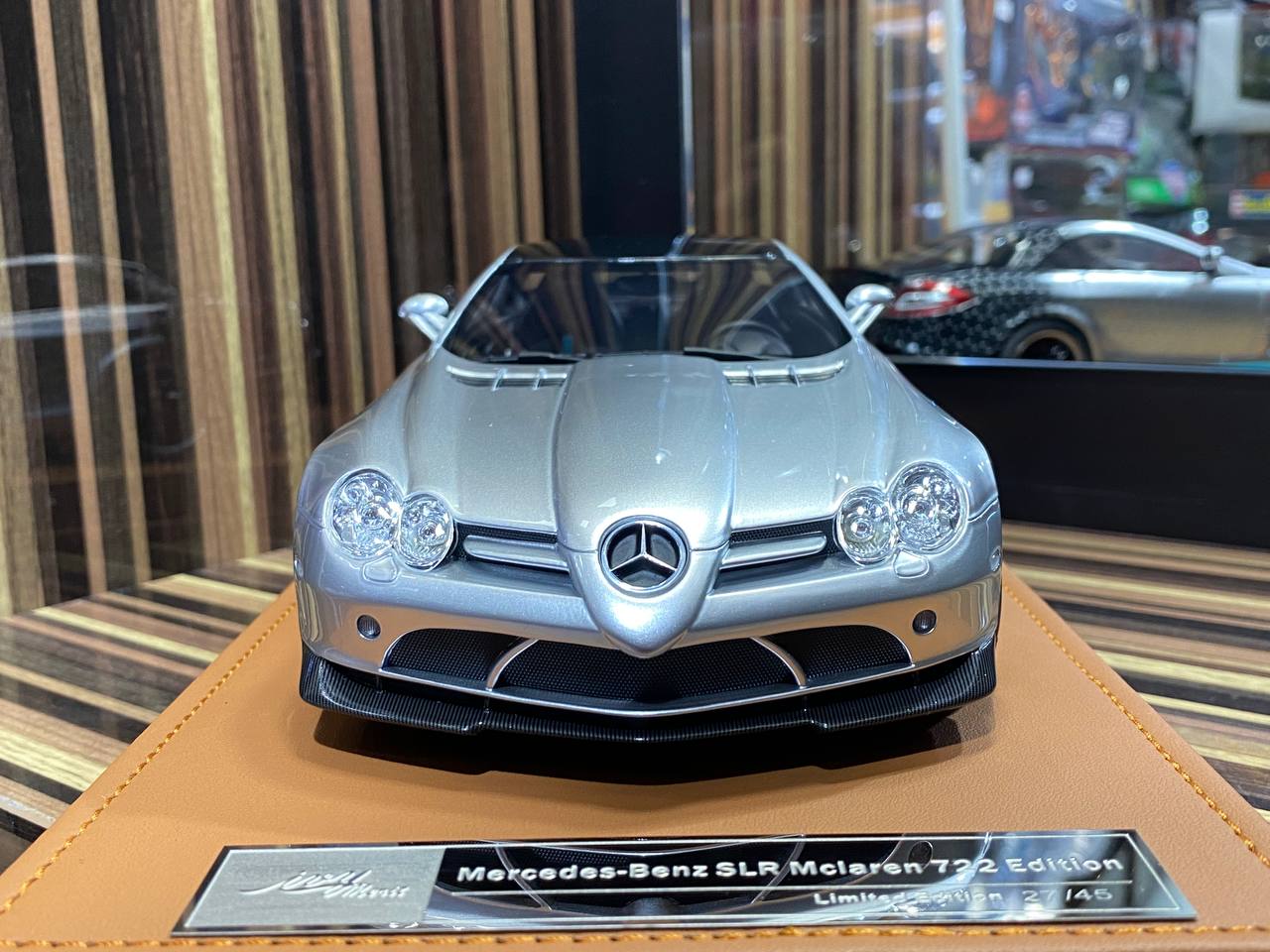 1/18 Resin Model-IVY Models Mercedes-Benz SLR McLaren 722, Star/Silver|Sold in Dturman.com Dubai UAE.