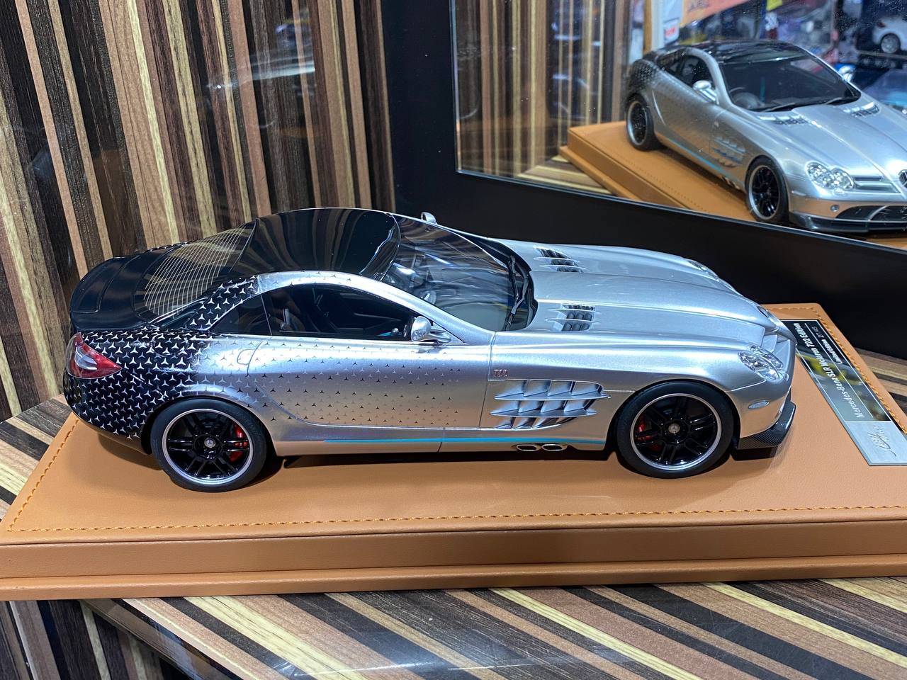 1/18 Resin Model-IVY Models Mercedes-Benz SLR McLaren 722, Star/Silver|Sold in Dturman.com Dubai UAE.