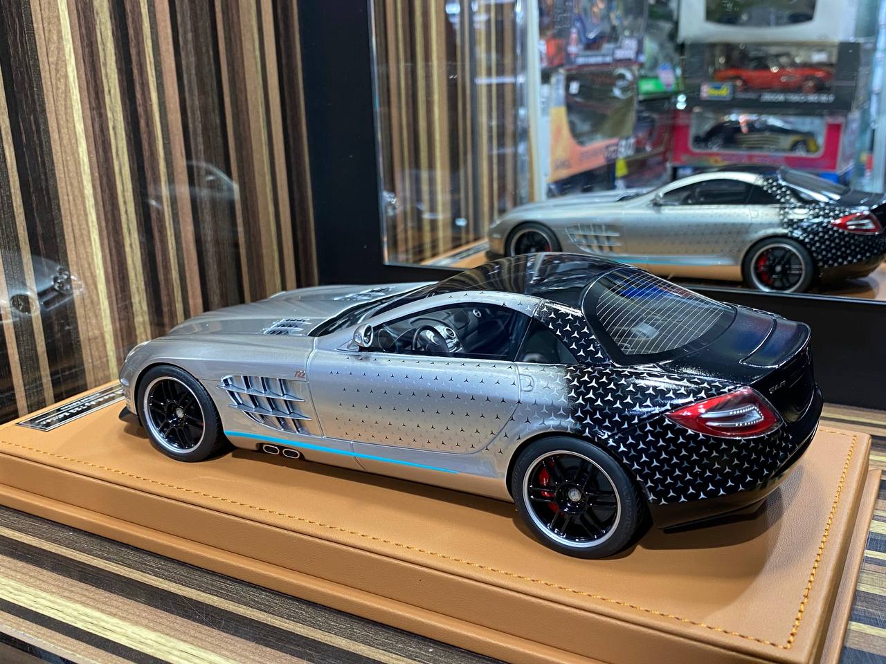 1/18 Resin Model-IVY Models Mercedes-Benz SLR McLaren 722, Star/Silver|Sold in Dturman.com Dubai UAE.