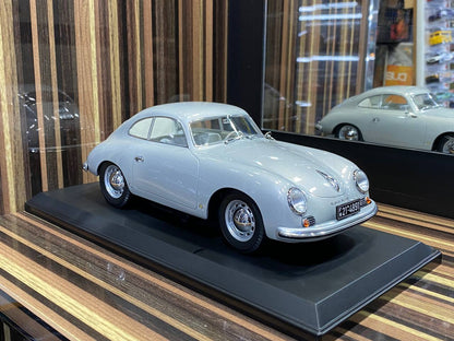 1/18 Norev Porsche 356 Coupe (1954) - Limited Edition Metal Diecast, Silver|Sold in Dturman.com Dubai UAE.