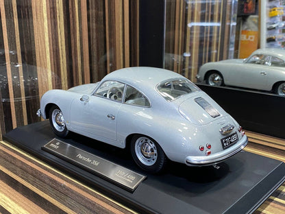 1/18 Norev Porsche 356 Coupe (1954) - Limited Edition Metal Diecast, Silver|Sold in Dturman.com Dubai UAE.