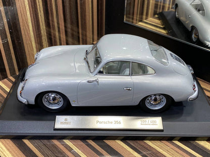 1/18 Norev Porsche 356 Coupe (1954) - Limited Edition Metal Diecast, Silver|Sold in Dturman.com Dubai UAE.