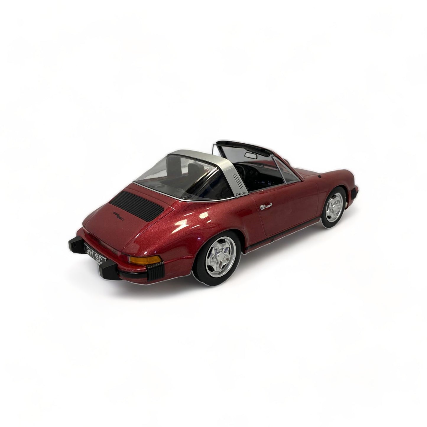 1/18 KK Scale Porsche 911 SC Targa (1978) - Metal Diecast, Non-Opening, Striking Red|Sold in Dturman.com Dubai UAE.