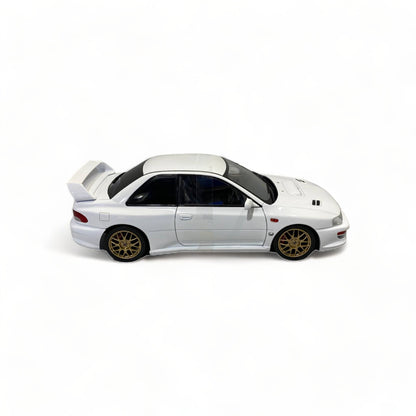 1/18 Solido Subaru Impreza 22B (1998) - Metal Diecast, Classic White Model Car|Sold in Dturman.com Dubai UAE.