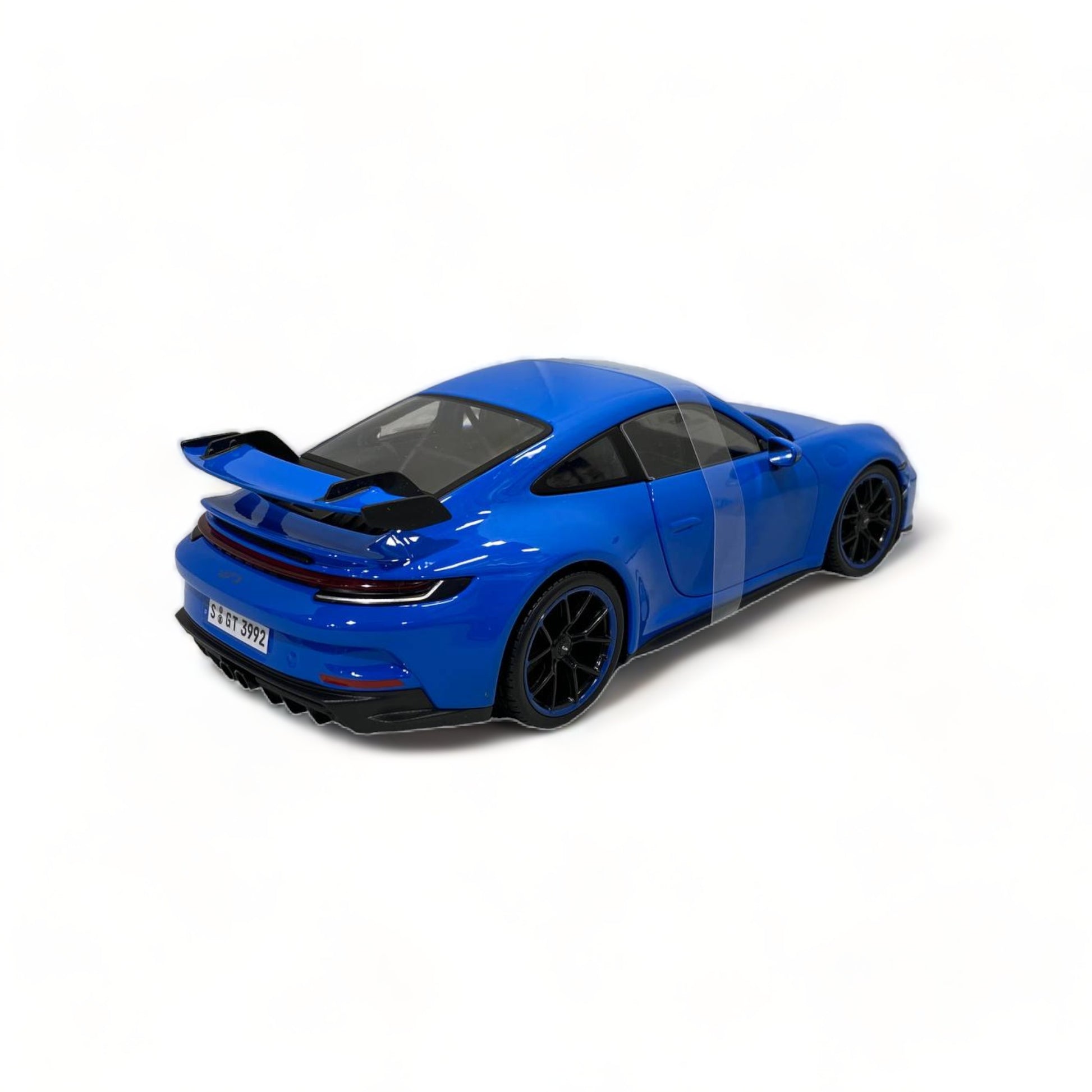 1/18 Diecast Porsche 911 GT3 Blue Scale Model car by Maisto