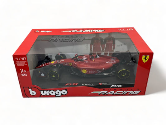 1/18 Bburago Ferrari F1-75 C. Leclerc #16 Red model car|Sold in Dturman.com Dubai UAE.