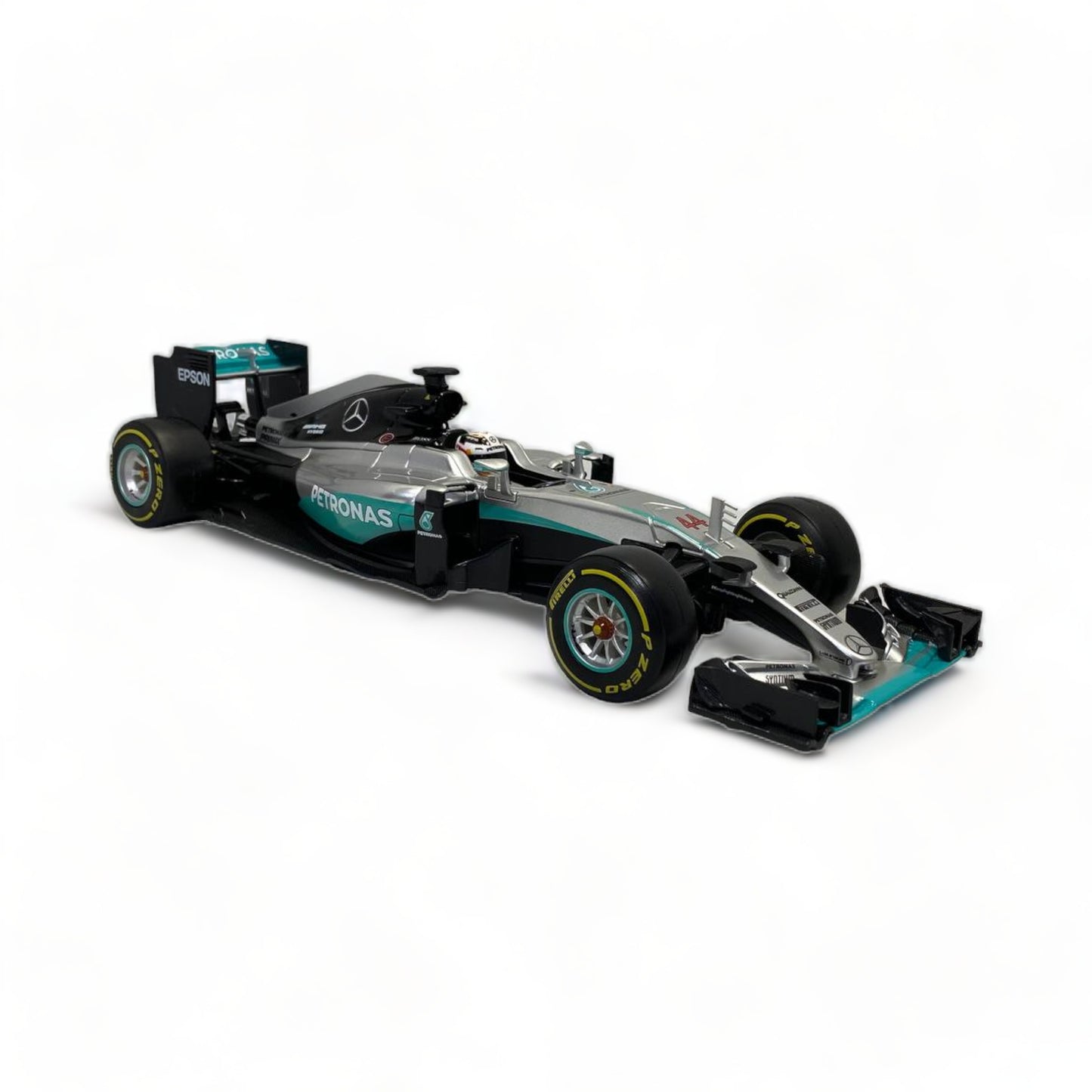 1/18 Diecast Mercedes Petronas F1 WO7 Hybrid Lewis Hamilton #44 Formula 1 Bburago Scale Model Car