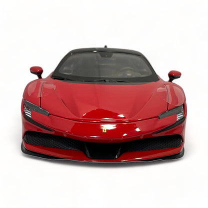 1/18 Diecast Ferrari SF90 Stradale Red Bburago Scale Model Car