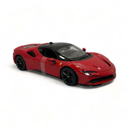 1/18 Diecast Ferrari SF90 Stradale Red Bburago Scale Model Car