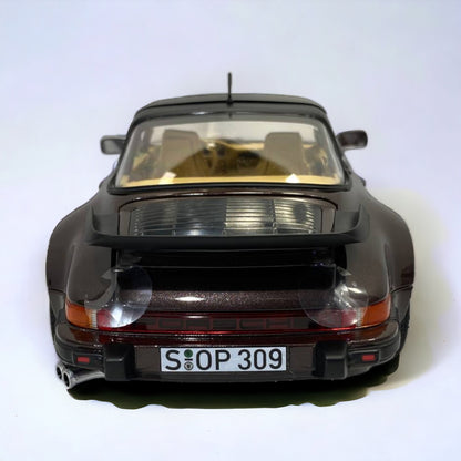 1/18 Metal Diecast - Porsche 911 Turbo Targa 3.3 (1987) Brown Metallic|Sold in Dturman.com Dubai UAE.