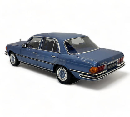 Norev Mercedes-Benz 350 SE Limited Edition 500 - 1/18 Diecast Model, Blue 1973|Sold in Dturman.com Dubai UAE.