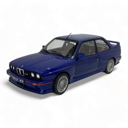 1/18 Diecast BMW M3 E30 Blue Blue Solido Scale Model Car Dturamn Dubai UAE|Sold in Dturman.com Dubai UAE.