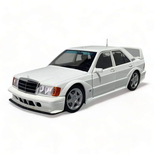 1/18 Diecast Mercedes Benz 190E EVO White 1990 by Solido Model Car - Dturman Dubai|Sold in Dturman.com Dubai UAE.