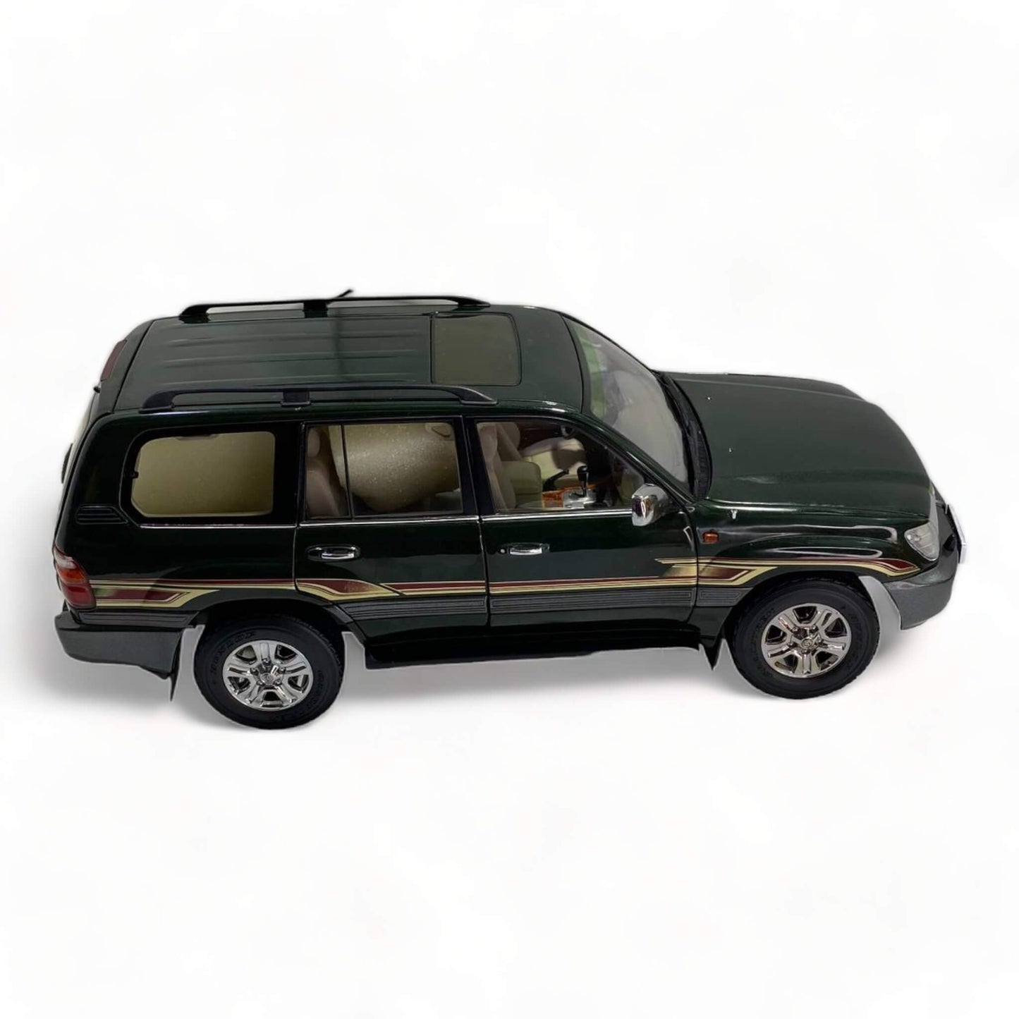 Toyota Land Cruiser 100 Green 1/18 Diecast metal car by Faw Toys