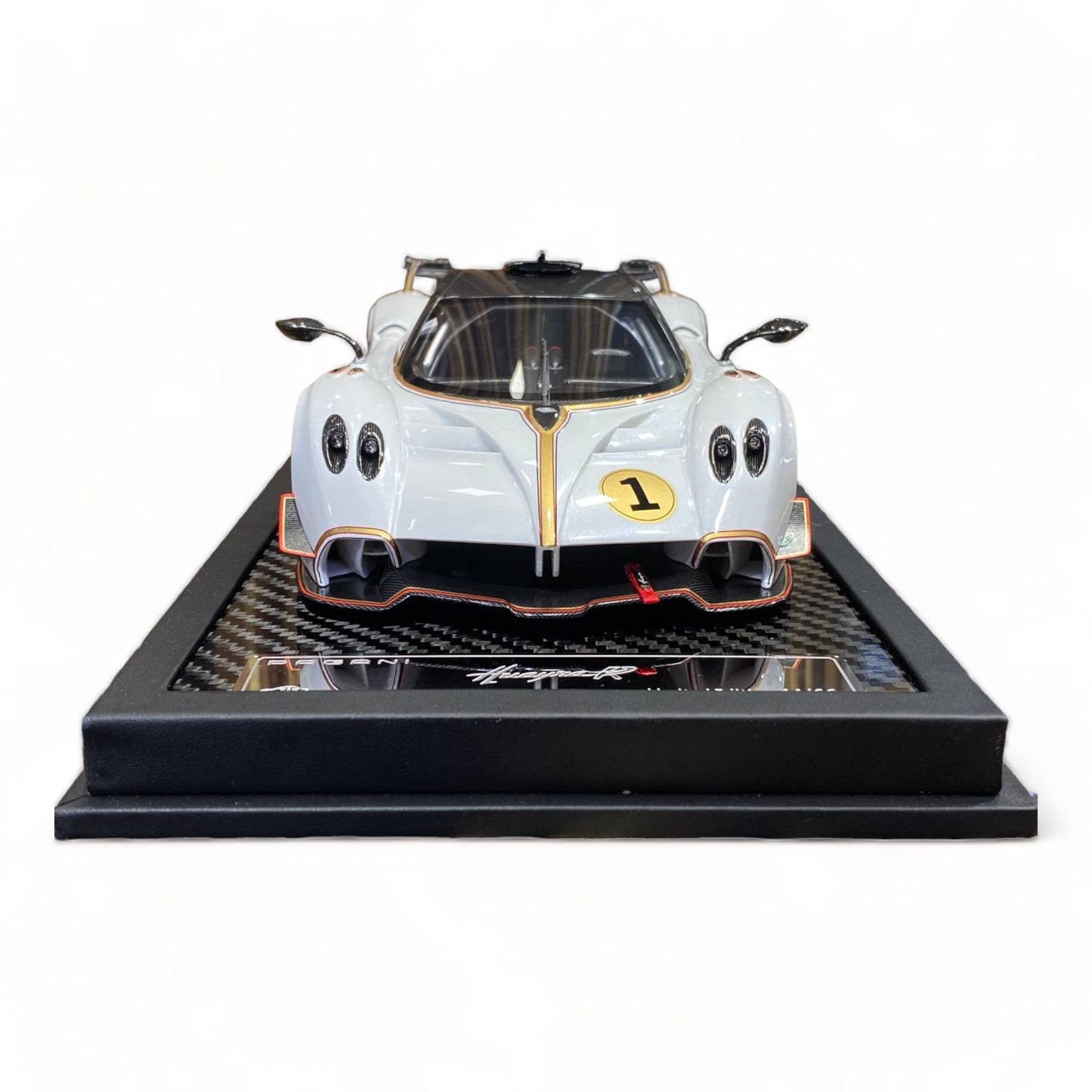 Pagani HUAYRA R #1 WHITE by VIP Models|Sold in Dturman.com Dubai UAE.
