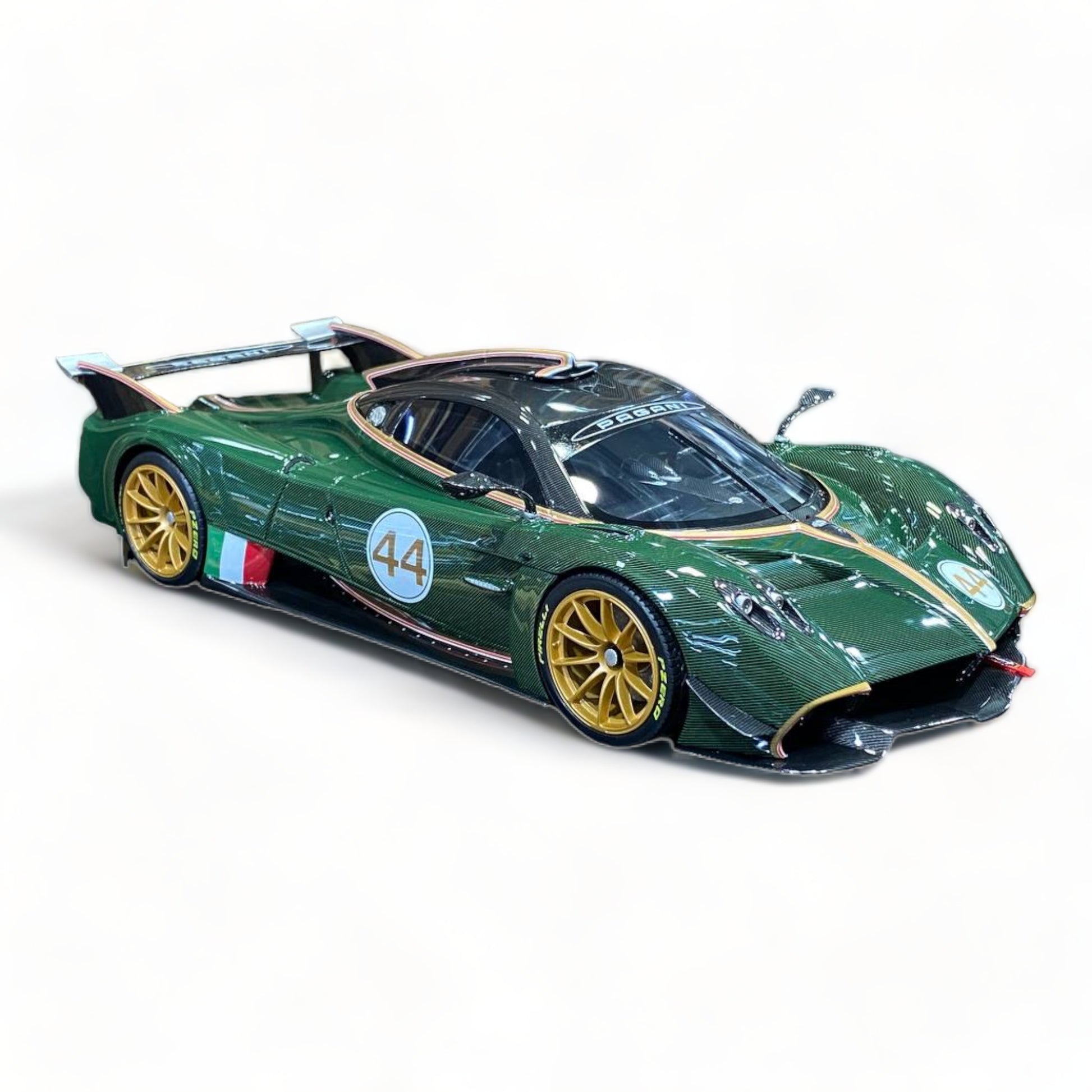 Pagani HUAYRA R #44 GREEN CARBON by VIP Models|Sold in Dturman.com Dubai UAE.