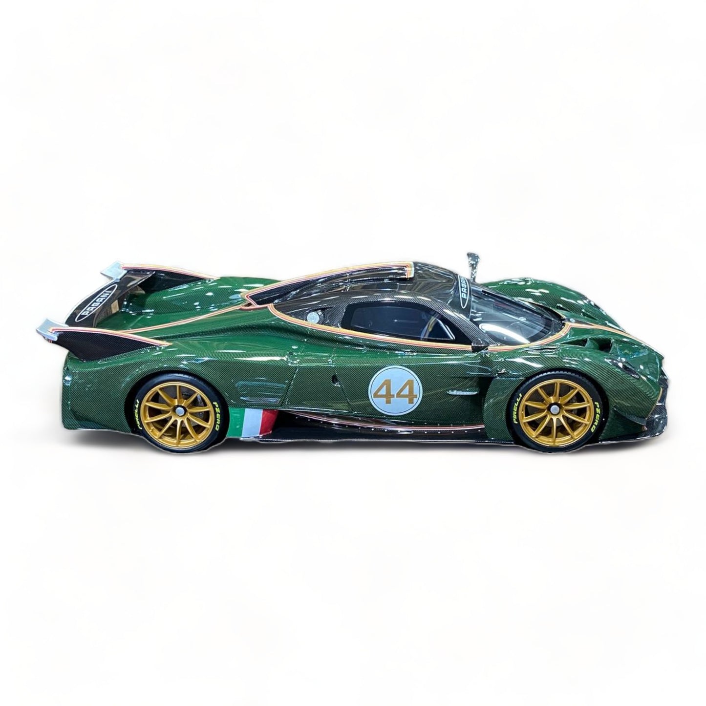 Pagani HUAYRA R #44 GREEN CARBON by VIP Models|Sold in Dturman.com Dubai UAE.