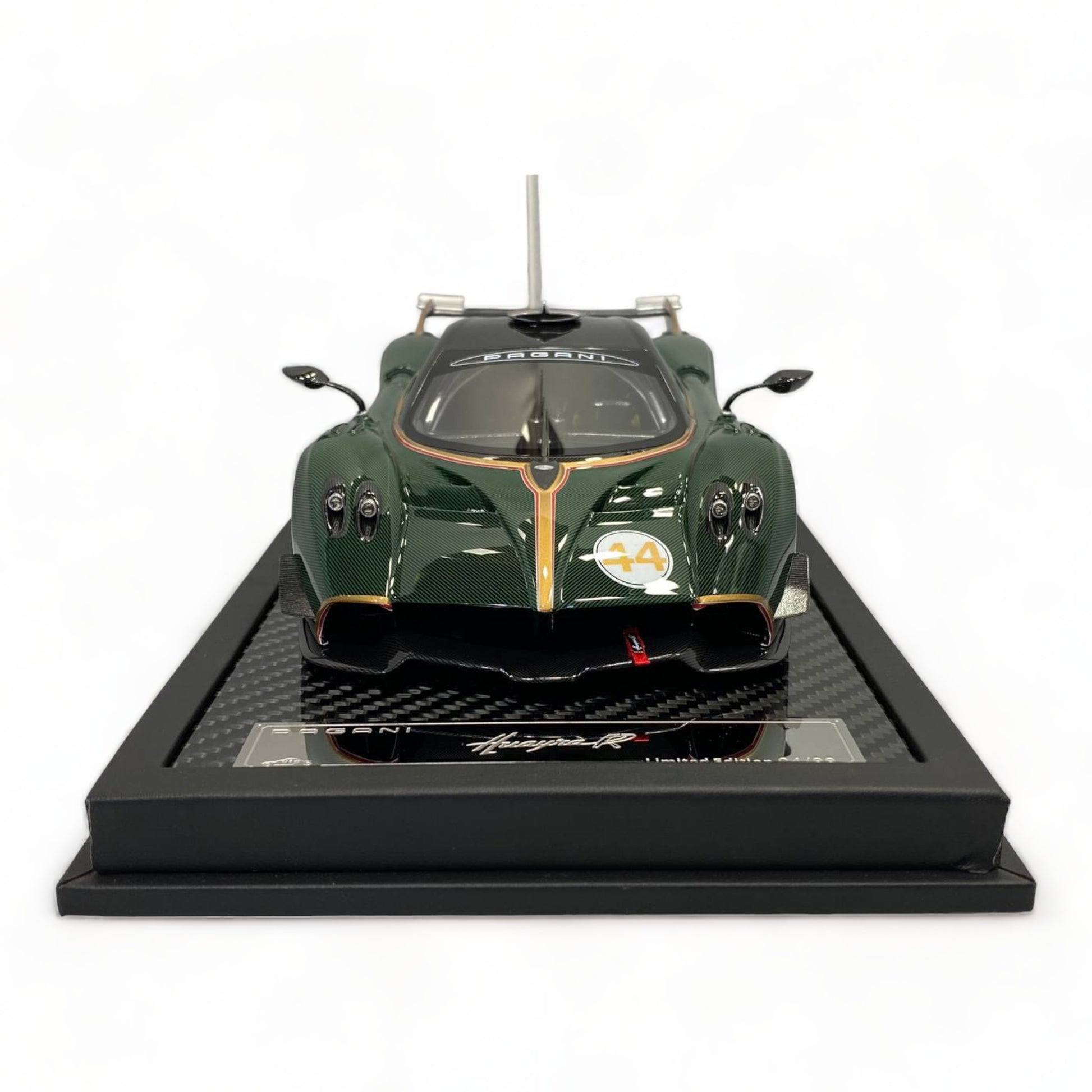 Pagani HUAYRA R #44 GREEN CARBON by VIP Models|Sold in Dturman.com Dubai UAE.