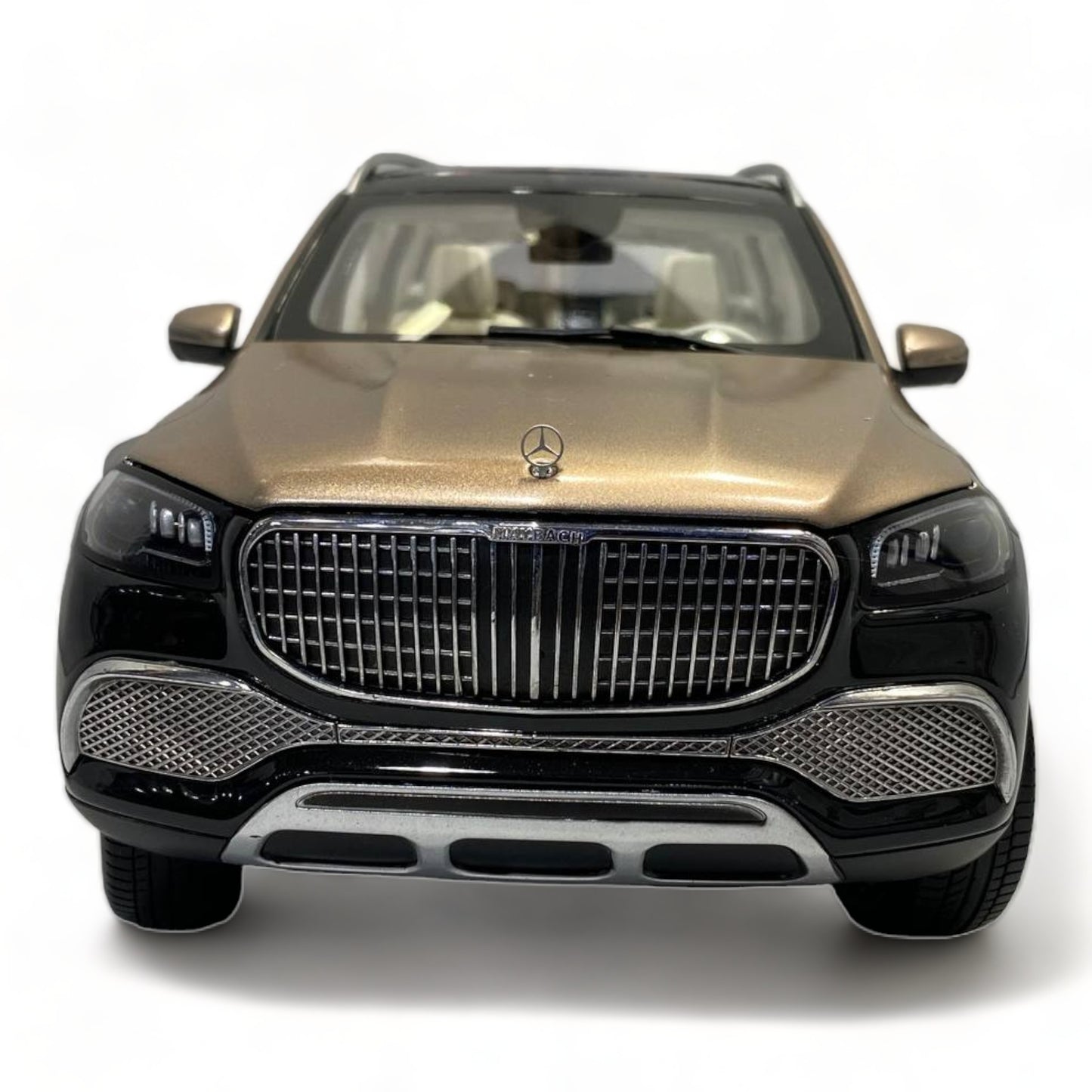 Mercedes Benz Maybach GLS 600 Black/Gold 1/18 by Paragon Models|Sold in Dturman.com Dubai UAE.