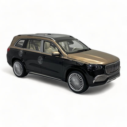 Mercedes Benz Maybach GLS 600 Black/Gold 1/18 by Paragon Models|Sold in Dturman.com Dubai UAE.