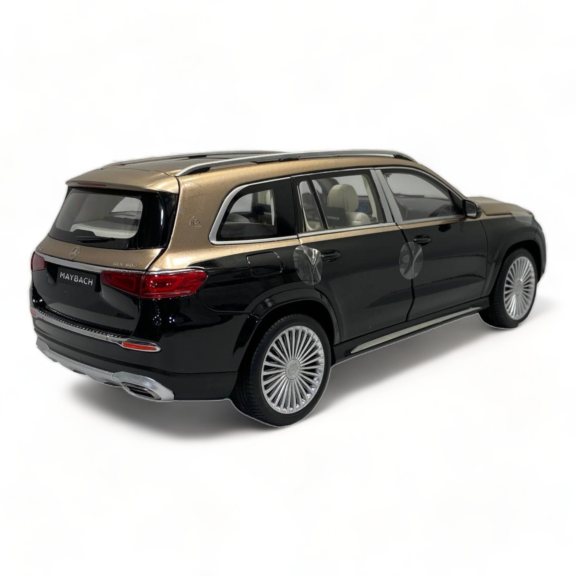 Mercedes Benz Maybach GLS 600 Black/Gold 1/18 by Paragon Models|Sold in Dturman.com Dubai UAE.