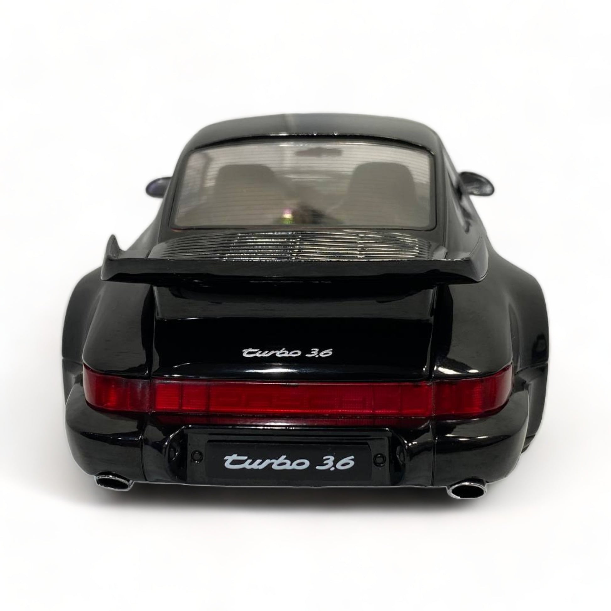 1/18 Diecast Solido Porsche 964 Turbo BLACK 1990 Scale Model Car|Sold in Dturman.com Dubai UAE.