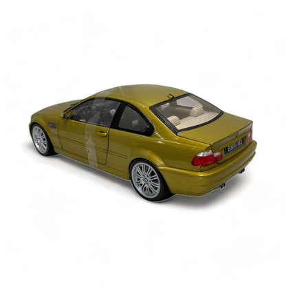 1/18 Diecast Solido BMW M3 E46 GOLD 2000 Scale Model Car|Sold in Dturman.com Dubai UAE.